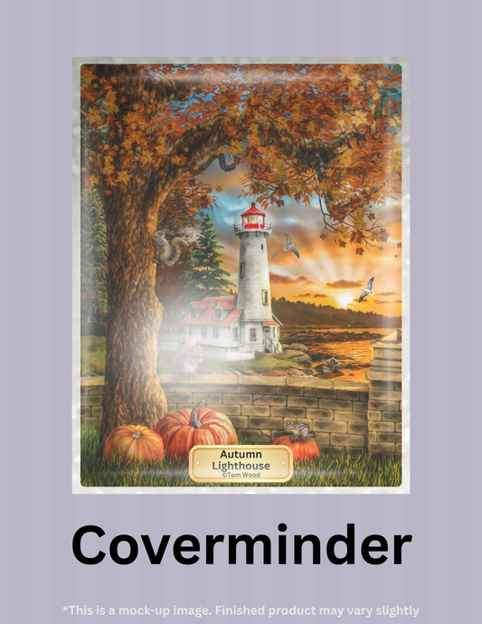 Autumn Lighthouse by ©Tom Wood Limited Edition Coverminder