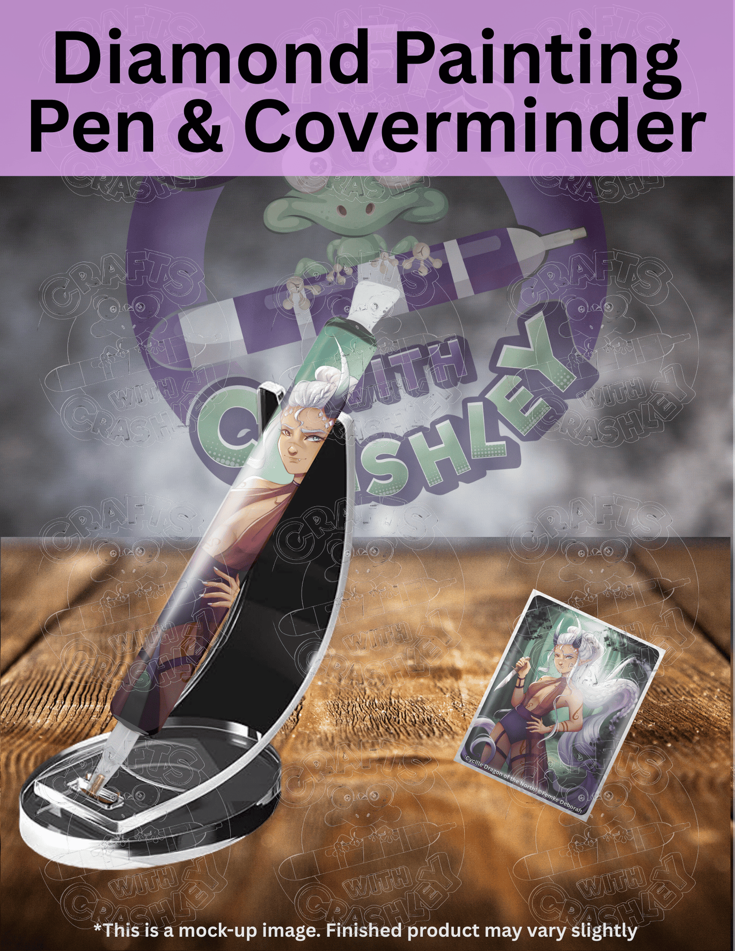 "Cycille Dragon of the North" by ©Femke Deborah Premium Accessories for Diamond Painting