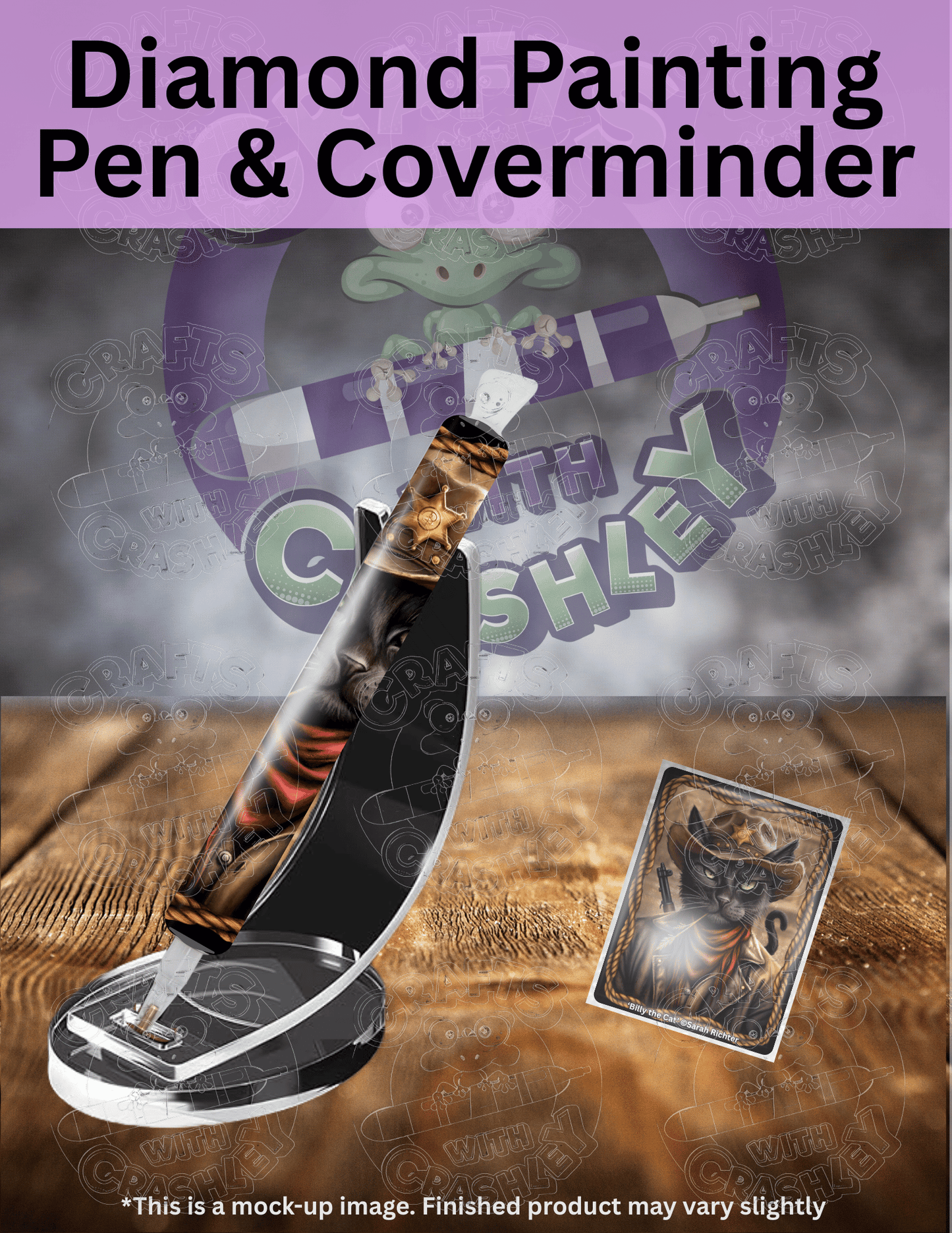 "Billy the Cat" by ©Sarah Richter Premium Accessories for Diamond Painting