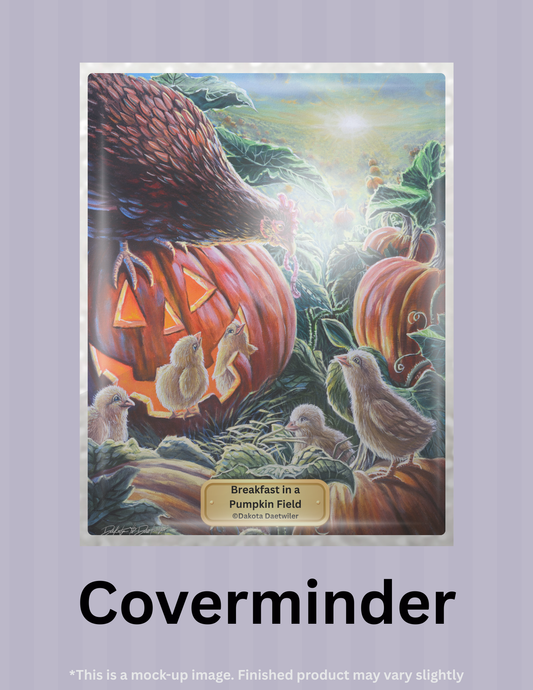 Breakfast in a Pumpkin Field by ©Dakota Daetwiler Limited Edition Coverminder