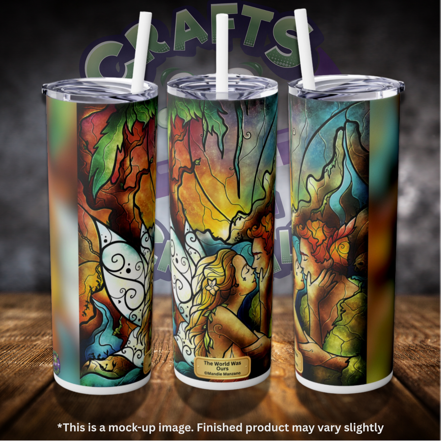 The World Was Ours by ©Mandie Manzano 20oz Skinny Tumbler