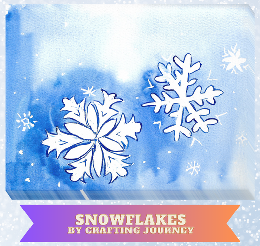 "Snowflakes" By Crafting Journey Decorative Diamond Painting Release Papers