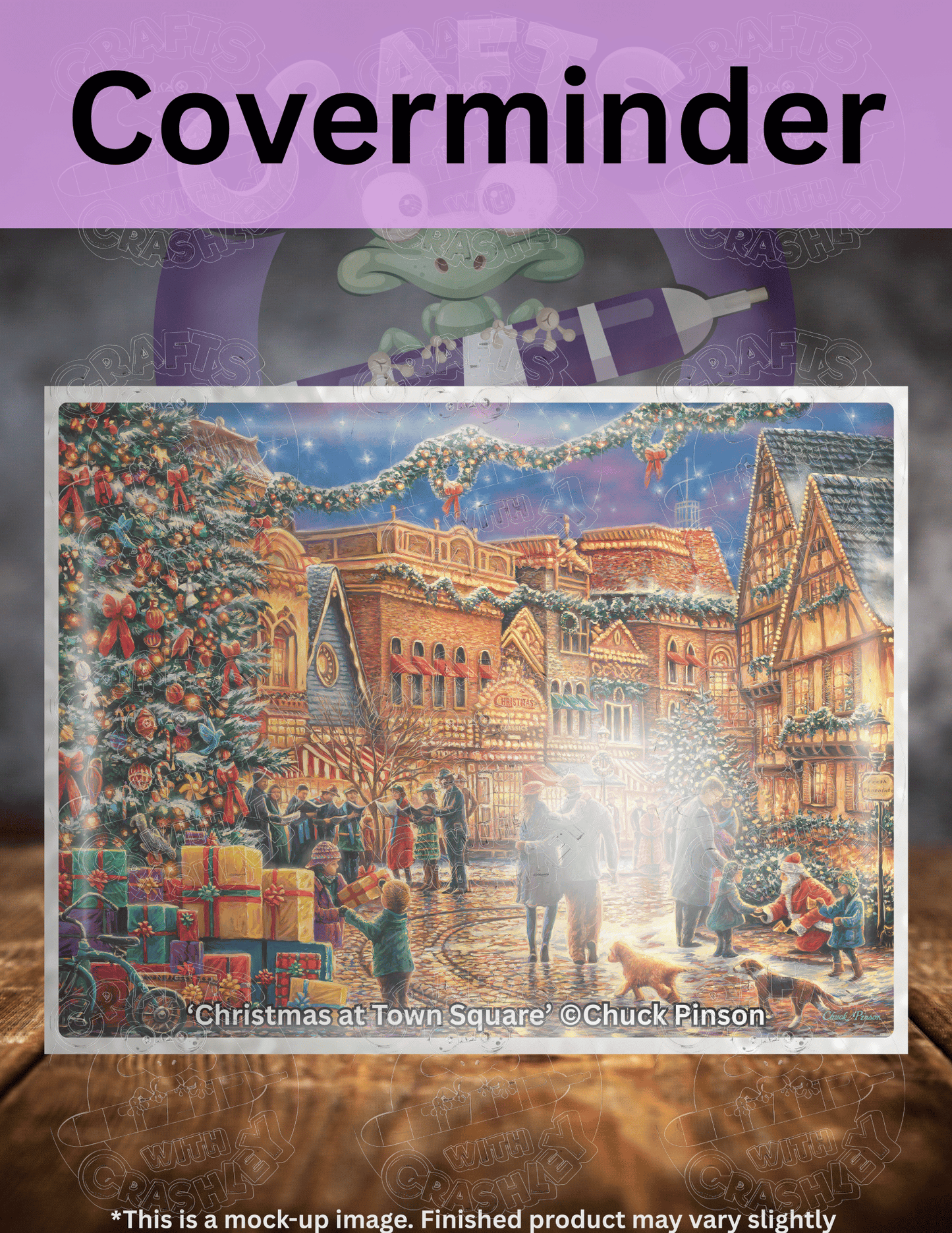 "Christmas at Town Square" by ©Chuck Pinson Premium Accessories for Diamond Painting