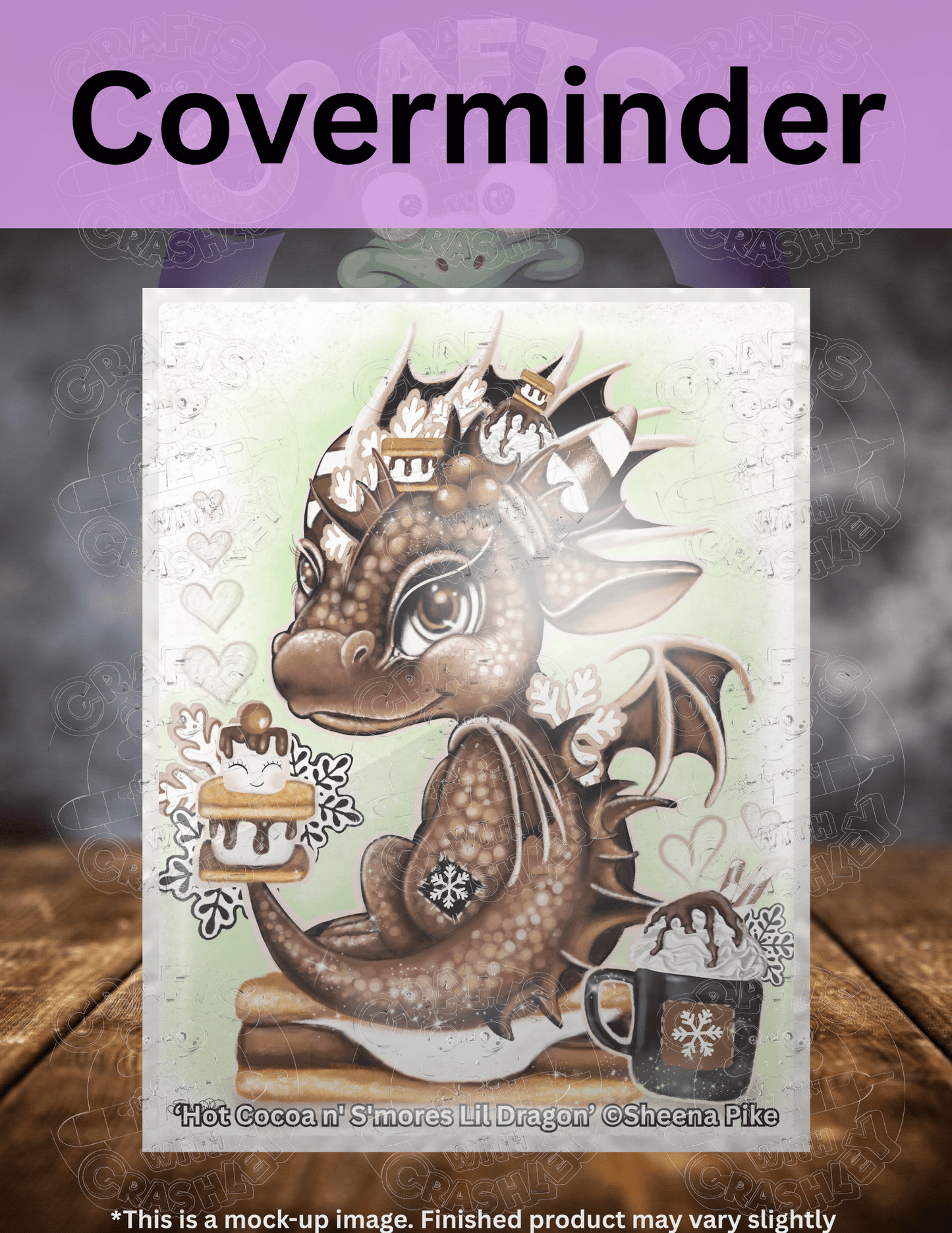 "Hot Cocoa n' S'mores Lil Dragon" by ©Sheena Pike Premium Accessories for Diamond Painting