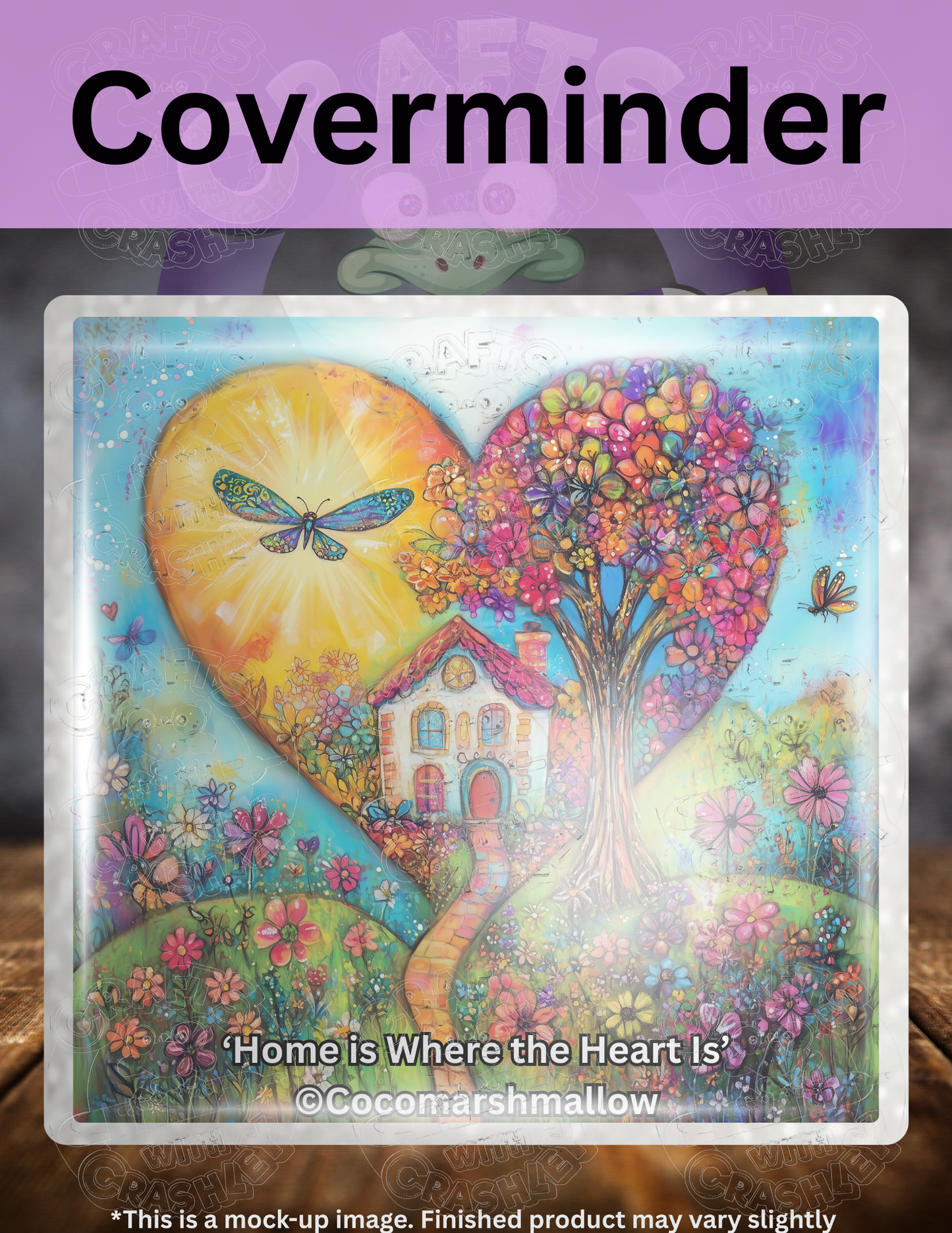 "Home Is Where the Heart Is" by ©Cocomarshmallow Premium Accessories for Diamond Painting