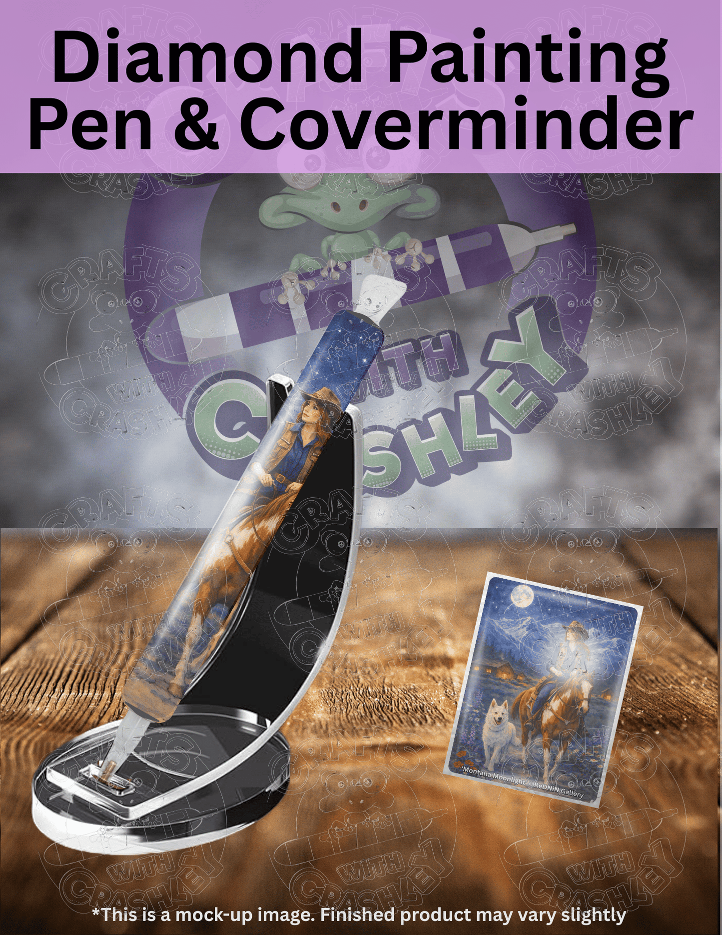 "Montana Moonlight" by ©RedNiN Gallery Premium Accessories for Diamond Painting