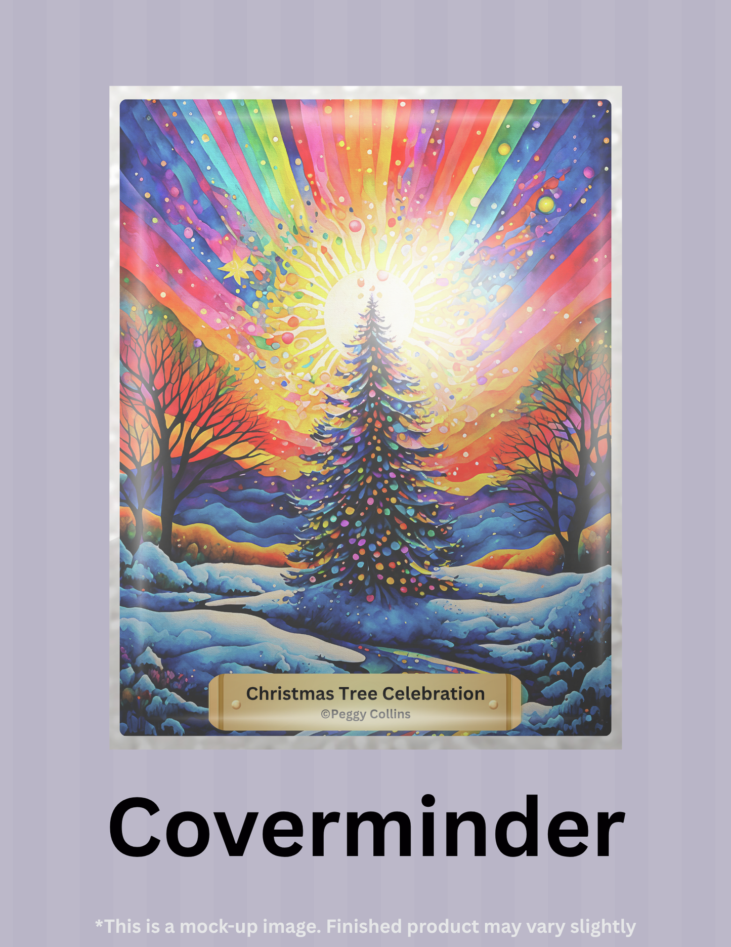 Christmas Tree Celebration By ©Peggy Collins Limited Edition Coverminder