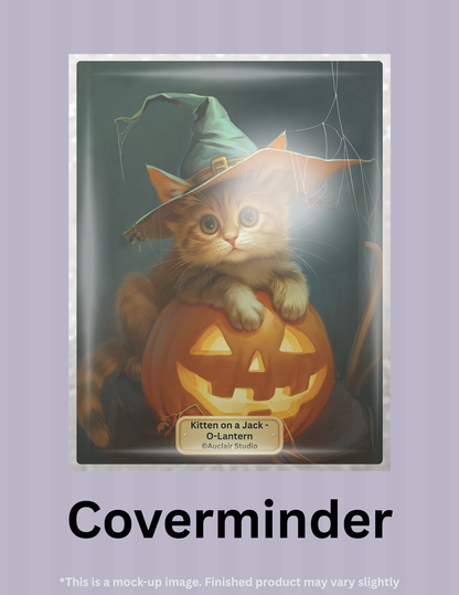 Kitten on a Jack-O-Lantern by ©Auclair Studio Limited Edition Coverminder