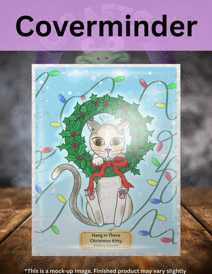 "Hang in There Christmas Kitty" by ©Kaleena Kollmeier Premium Accessories for Diamond Painting