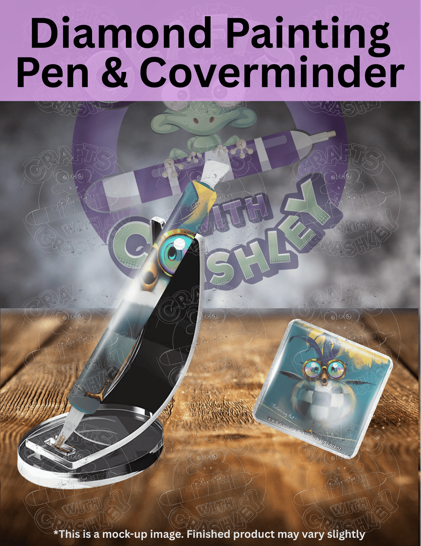 "K K Balancing Act" by ©Richard Lorenz Premium Accessories for Diamond Painting