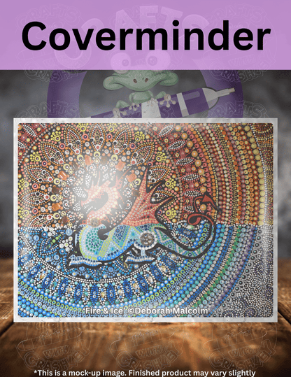 "Fire & Ice" by ©Deborah Malcolm Premium Accessories for Diamond Painting