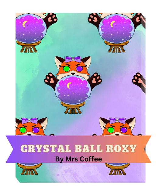 "Crystal Ball Roxy" by Mrs Coffee Decorative Diamond Painting Release Papers