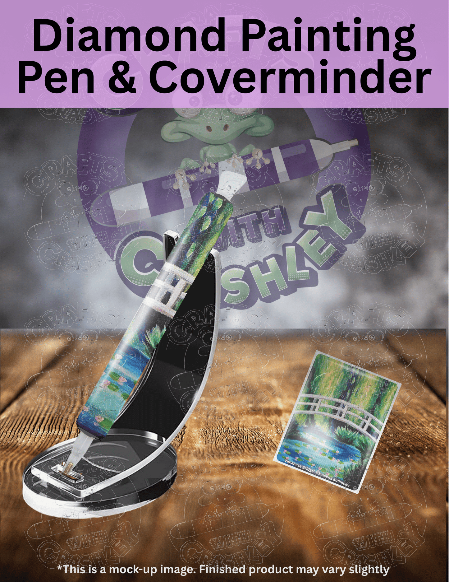 "Japanese Bridge" by ©Kaleena Kollmeier Premium Accessories for Diamond Painting