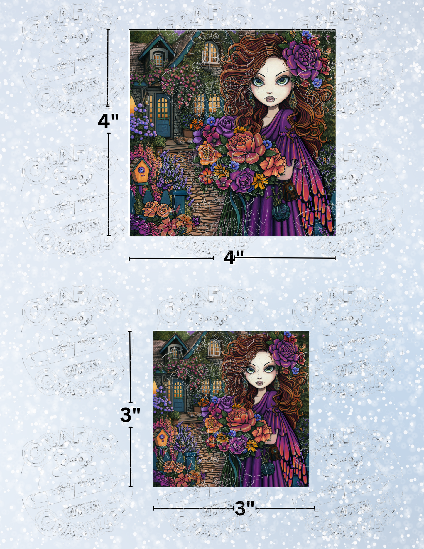 "Shaylee" by ©Myka Jelina Premium Decorative Release Papers for Diamond Painting