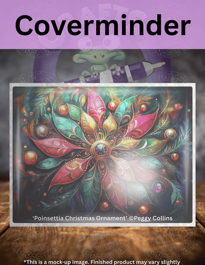 "Poinsettia Christmas Ornament" by ©Peggy Collins Premium Accessories for Diamond Painting