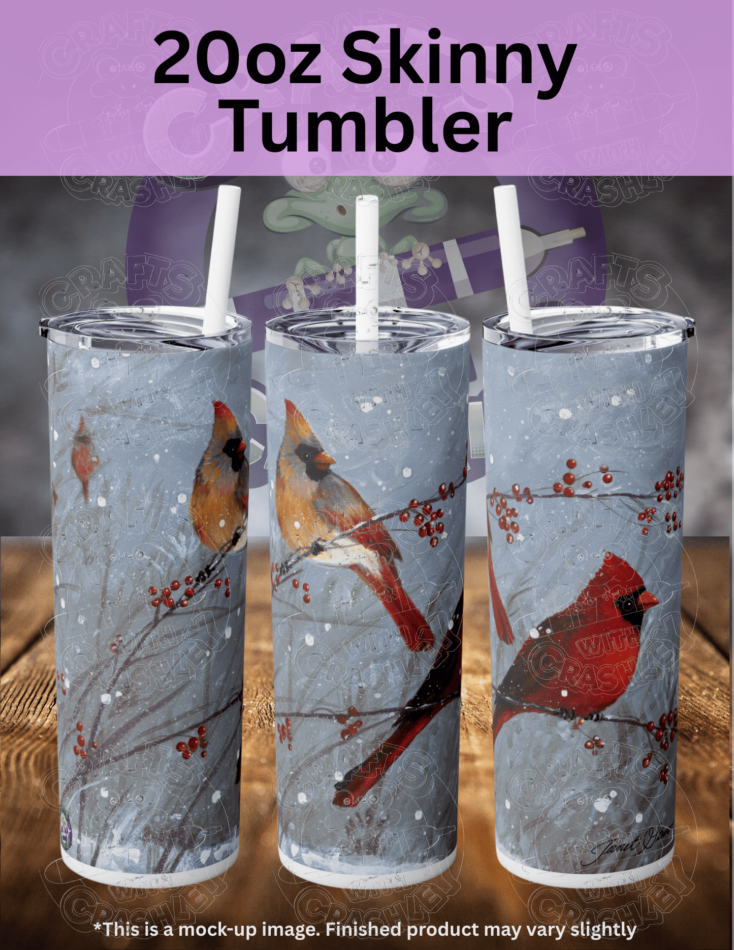 "Winter Cardinals" by ©Janet Stever Premium Accessories for Diamond Painting