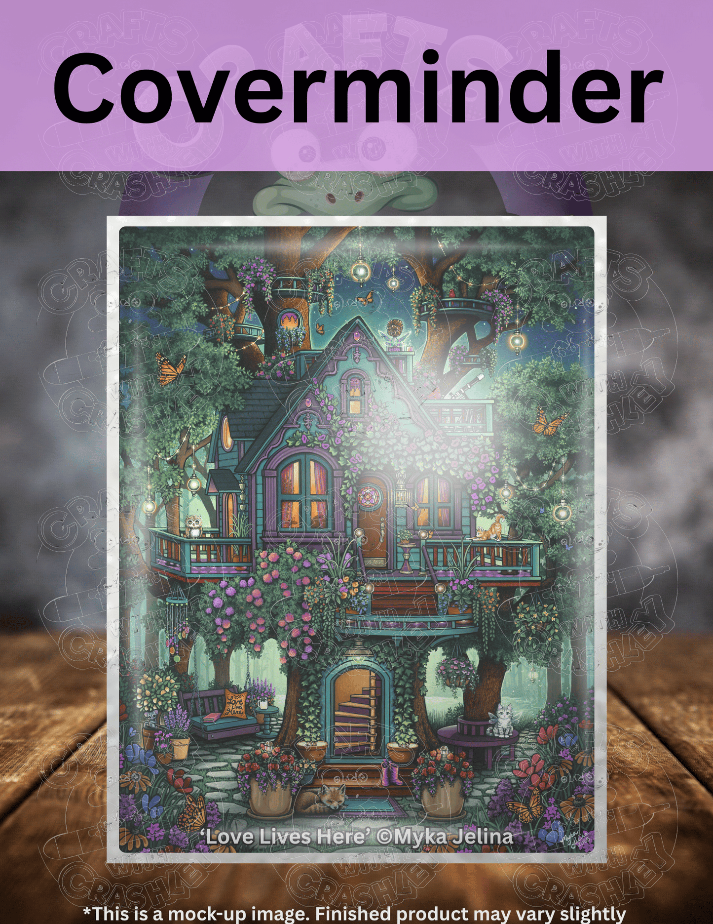 "Love Lives Here" by ©Myka Jelina Premium Accessories for Diamond Painting