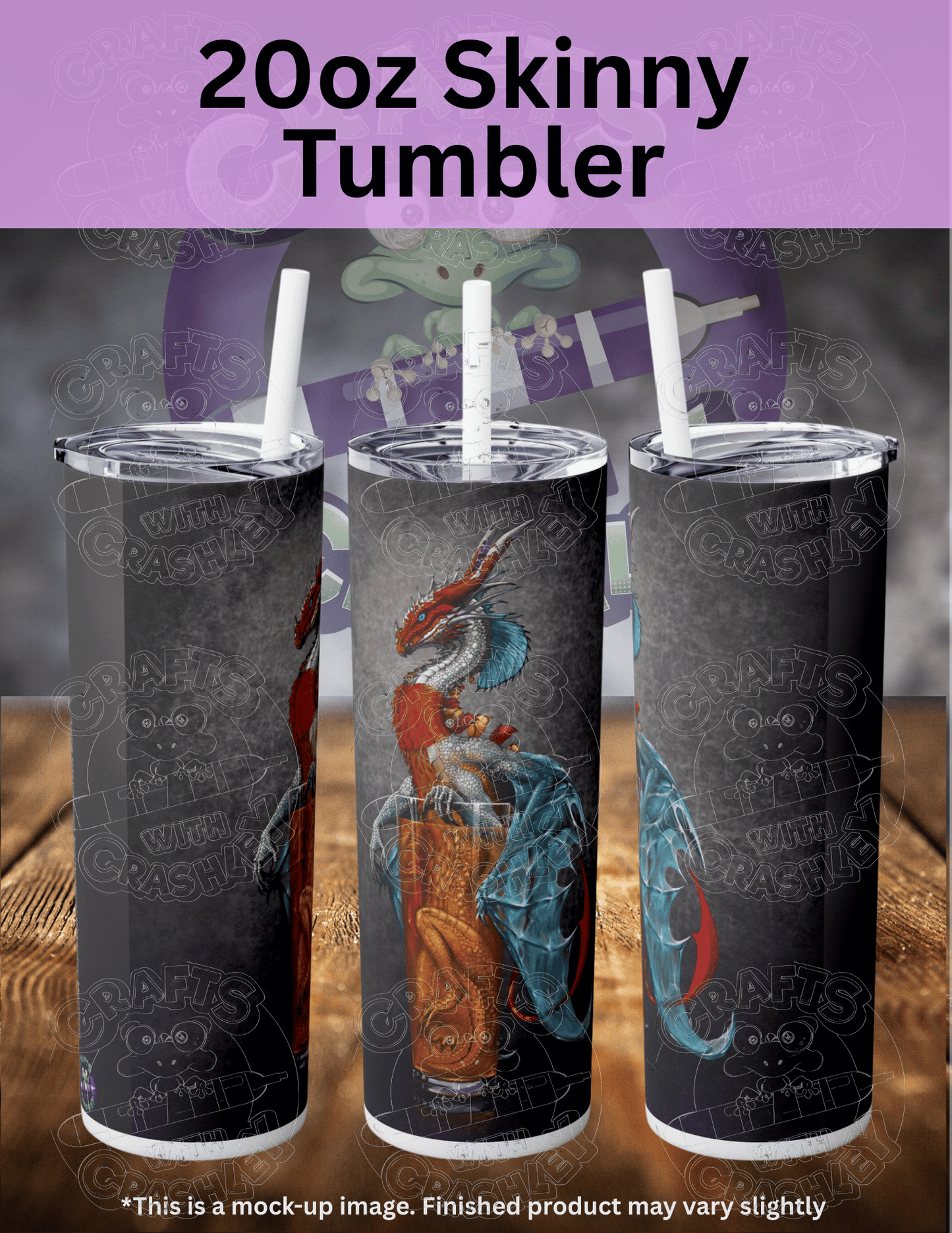 "Long Island Iced Tea Dragon" by ©Stanley Morrison Premium Accessories for Diamond Painting