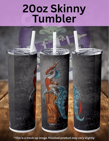 "Long Island Iced Tea Dragon" by ©Stanley Morrison Premium Accessories for Diamond Painting