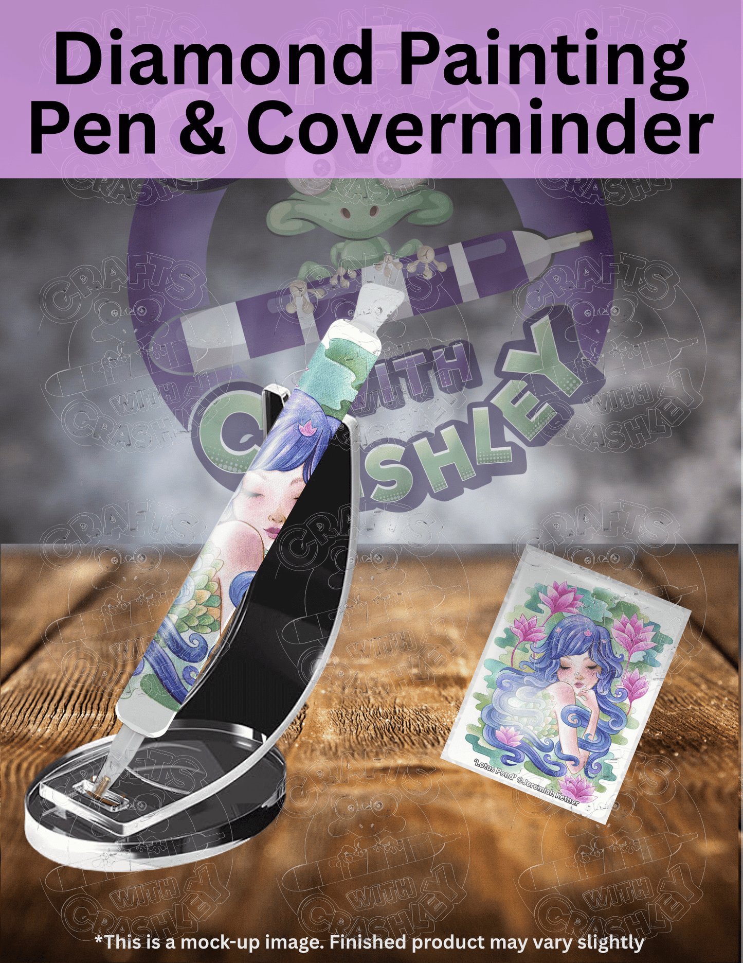 "Lotus Pond" by ©Jeremiah Ketner Premium Accessories for Diamond Painting