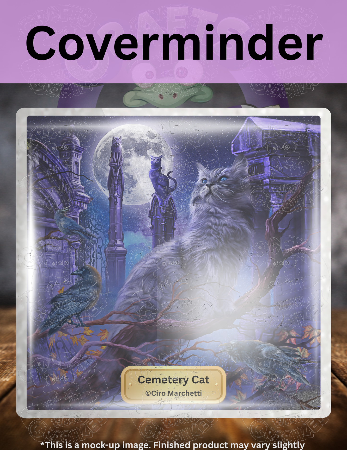 "Cemetery Cat" by ©Ciro Marchetti Premium Accessories for Diamond Painting