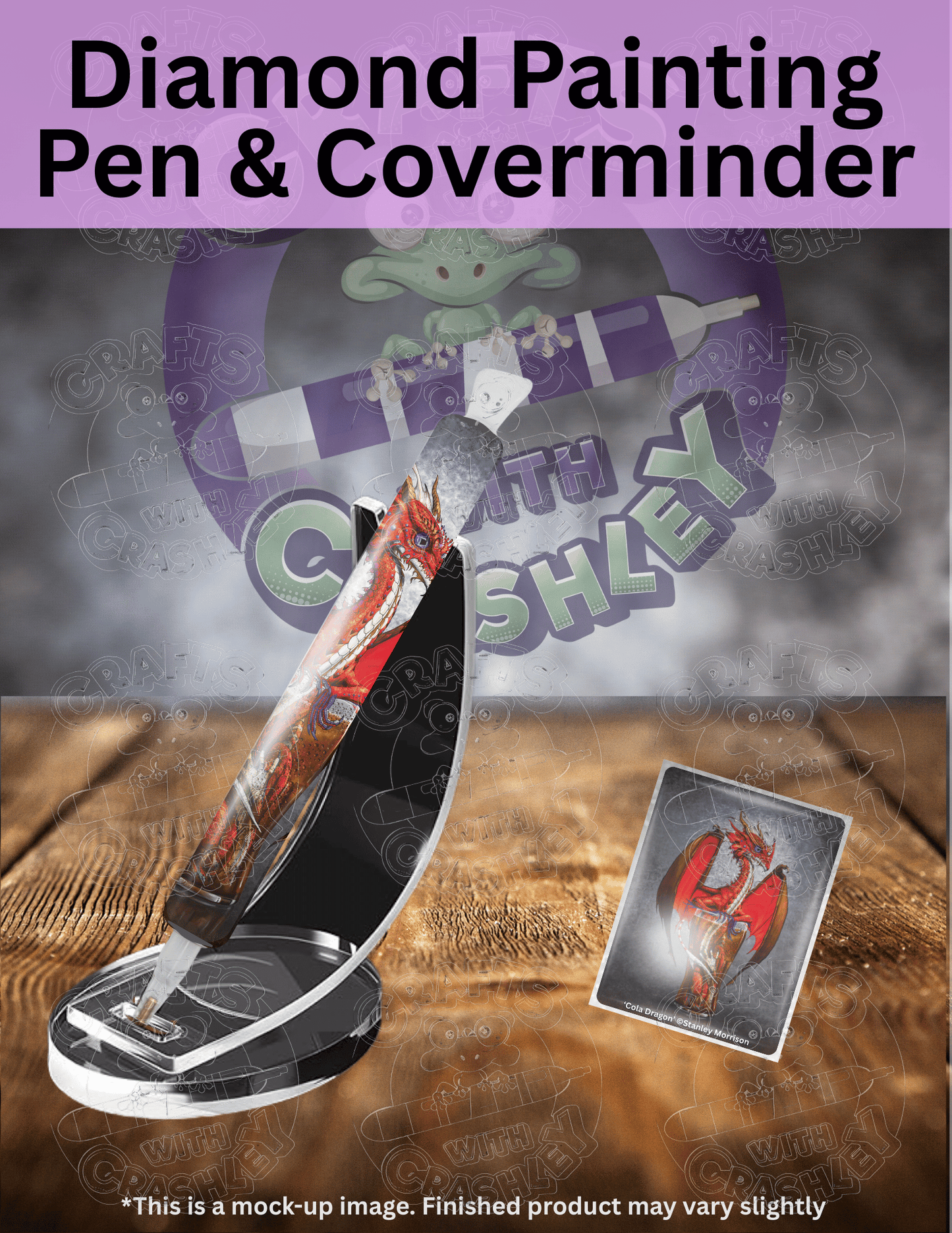 "Cola Dragon" by ©Stanley Morrison Premium Accessories for Diamond Painting