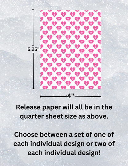 "Breast Cancer Patterns" Premium Diamond Painting Release Papers