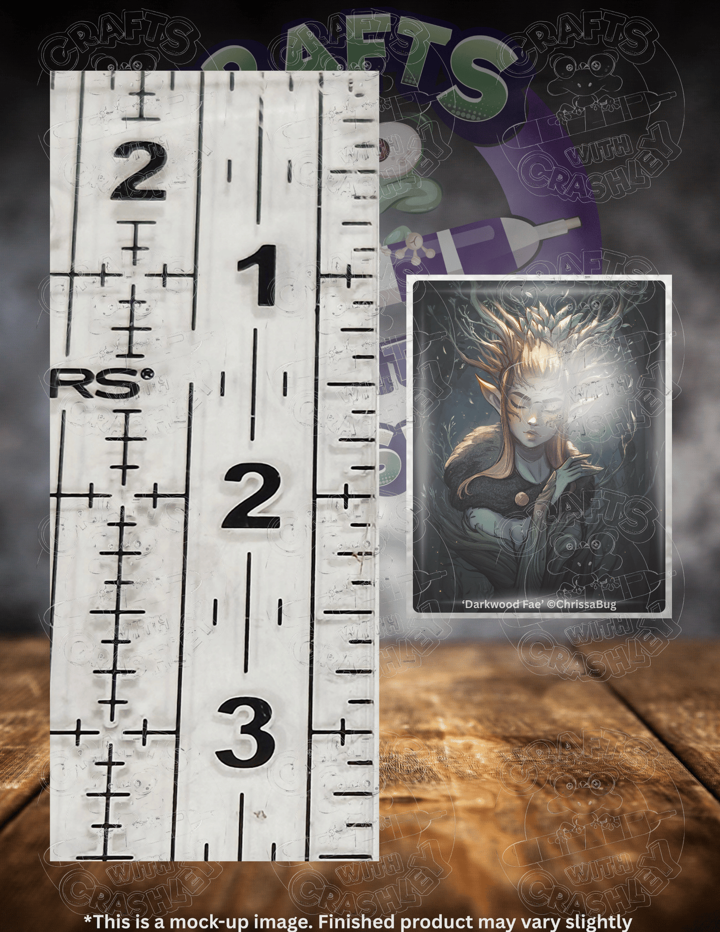 "Darkwood Fae" by ©ChrissaBug Premium Accessories for Diamond Painting