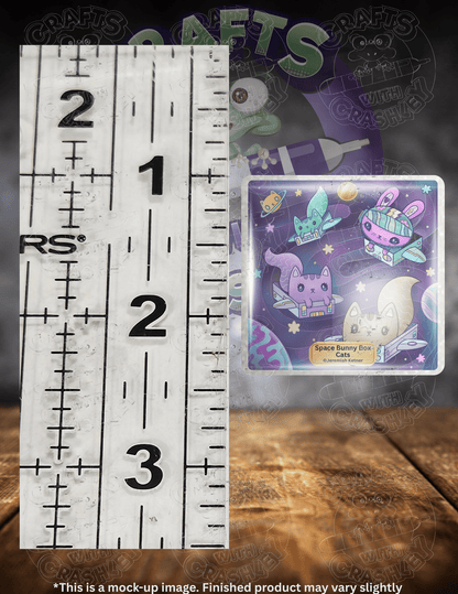 "Space Bunny Box Cats" by ©Jeremiah Ketner Premium Accessories for Diamond Painting