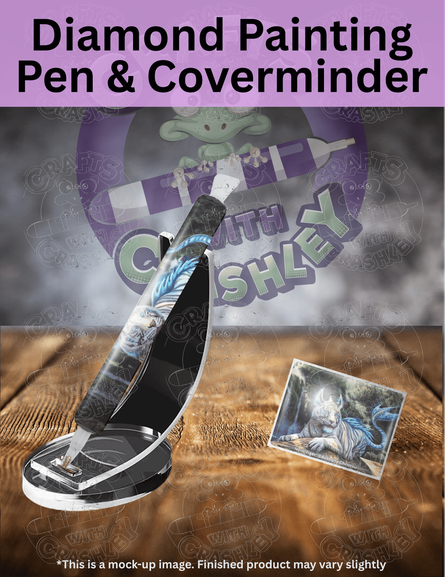 "Nero-Tiger" by ©Anthony Christou Premium Accessories for Diamond Painting