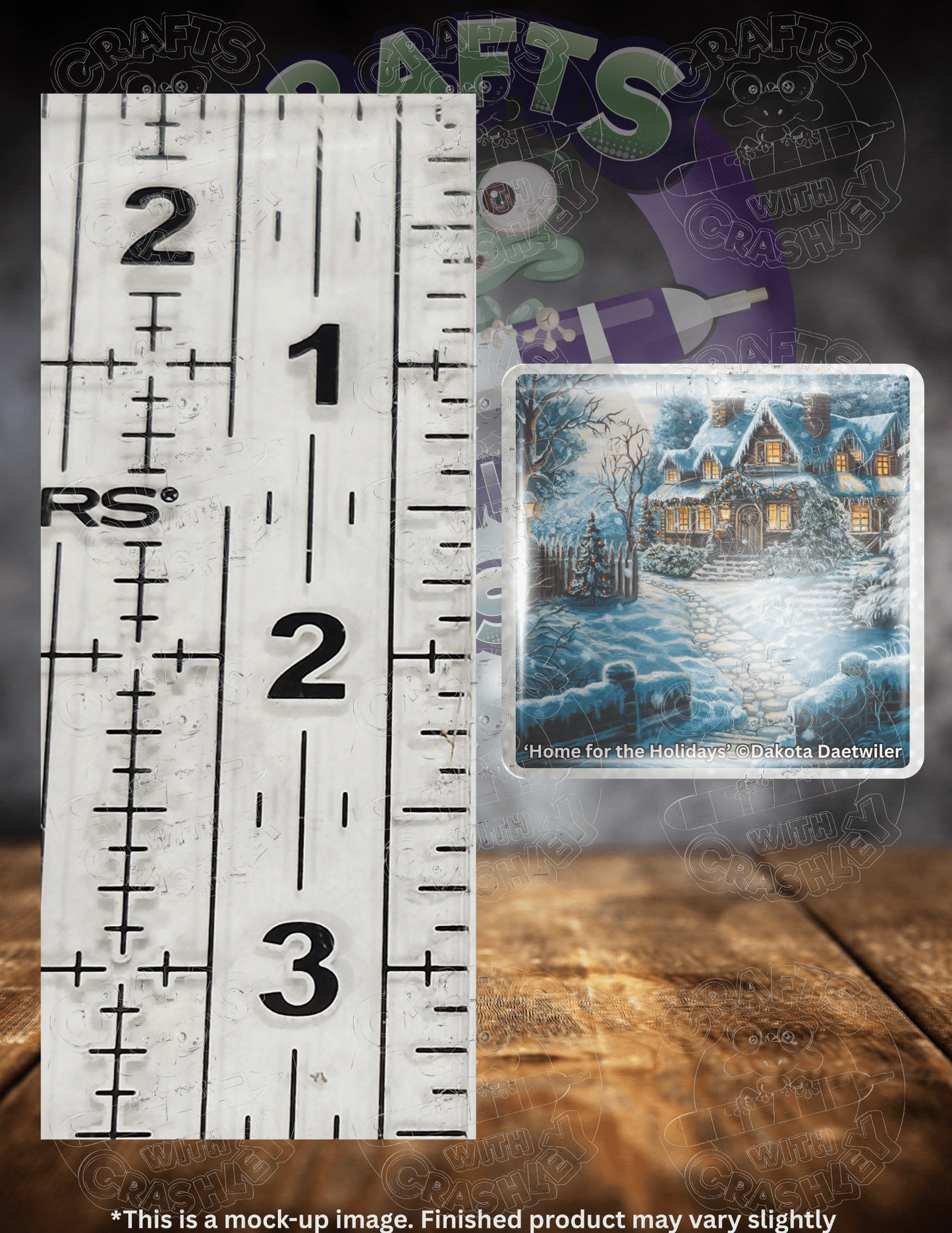 "Home for the Holidays" by ©Dakota Daetwiler Premium Accessories for Diamond Painting