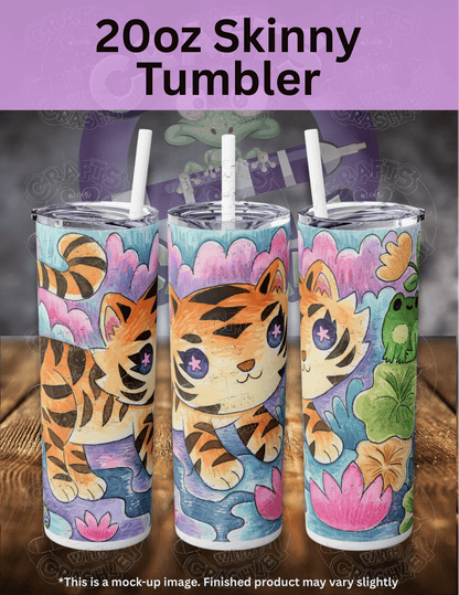 "Tiger Lilly Pond" by ©Jeremiah Ketner Premium Accessories for Diamond Painting