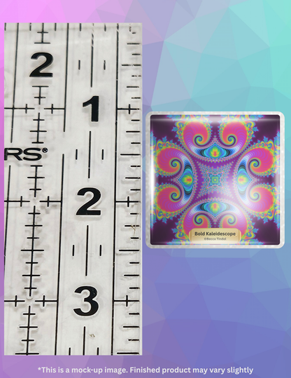Bold Kaleidoscope by ©Becca Tindol Limited Edition Coverminder