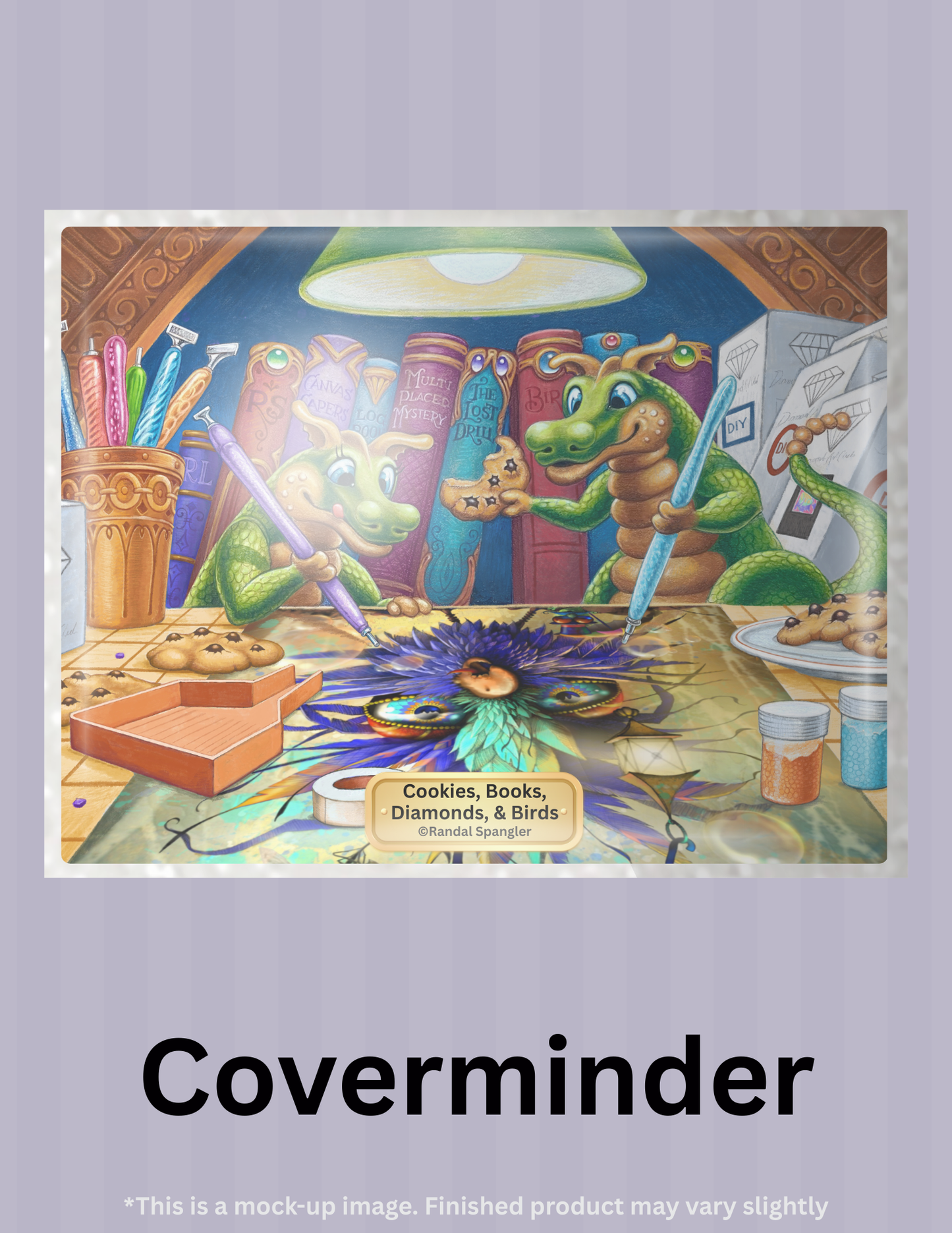 Cookies, Books, Diamonds, & Birds by ©Randal Spangler Limited Edition Coverminder