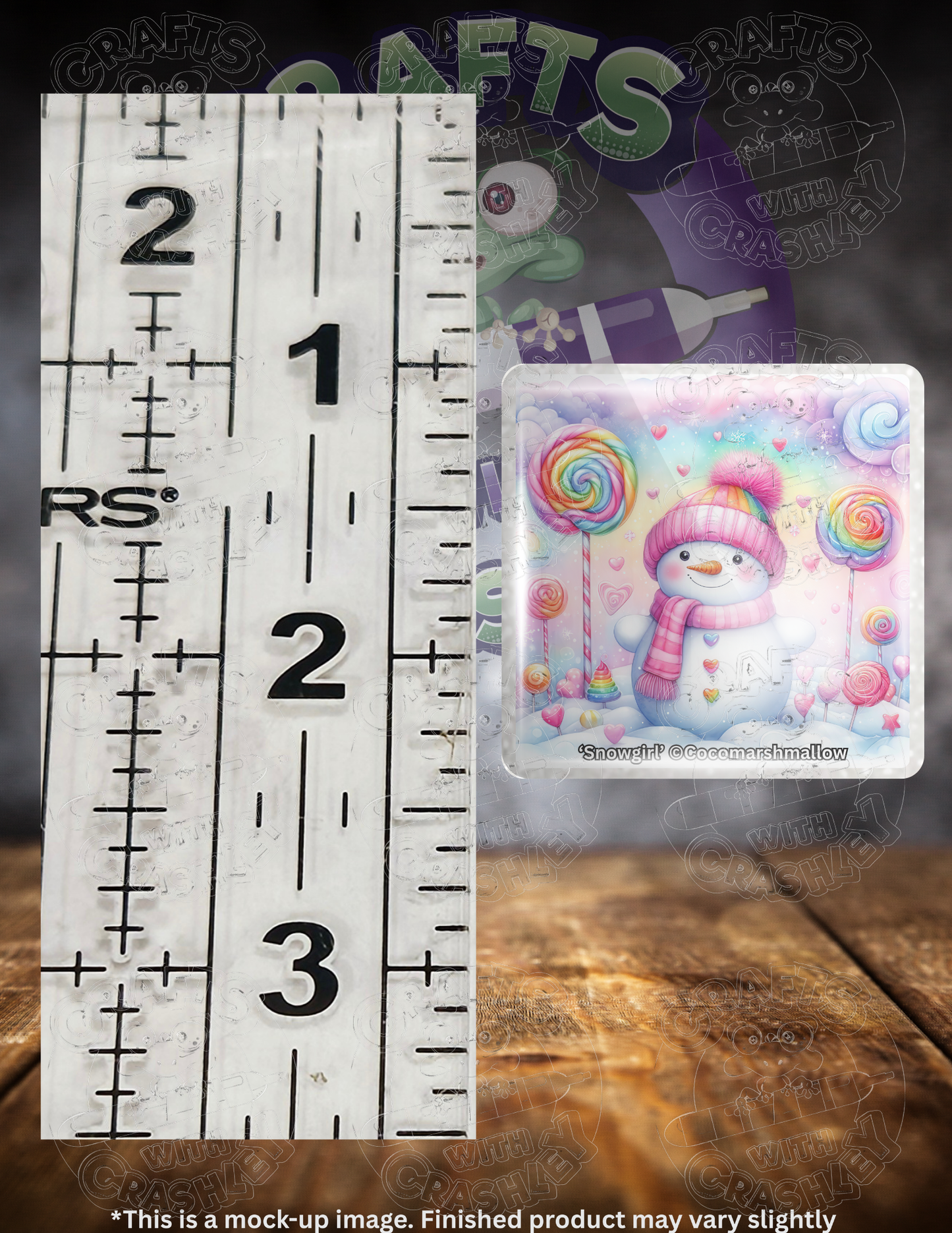 "Snowgirl" by ©Cocomarshmallow Premium Accessories for Diamond Painting