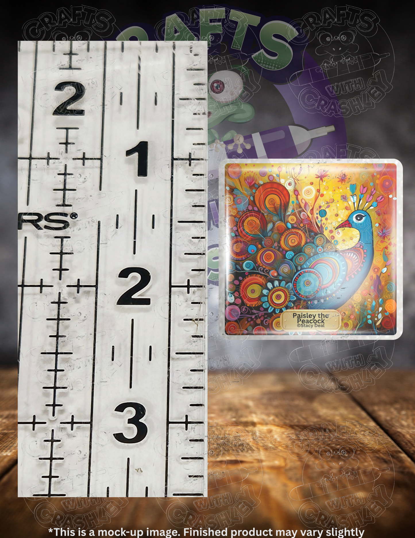 "Paisley the Peacock" by ©Stacy Deal Premium Accessories for Diamond Painting