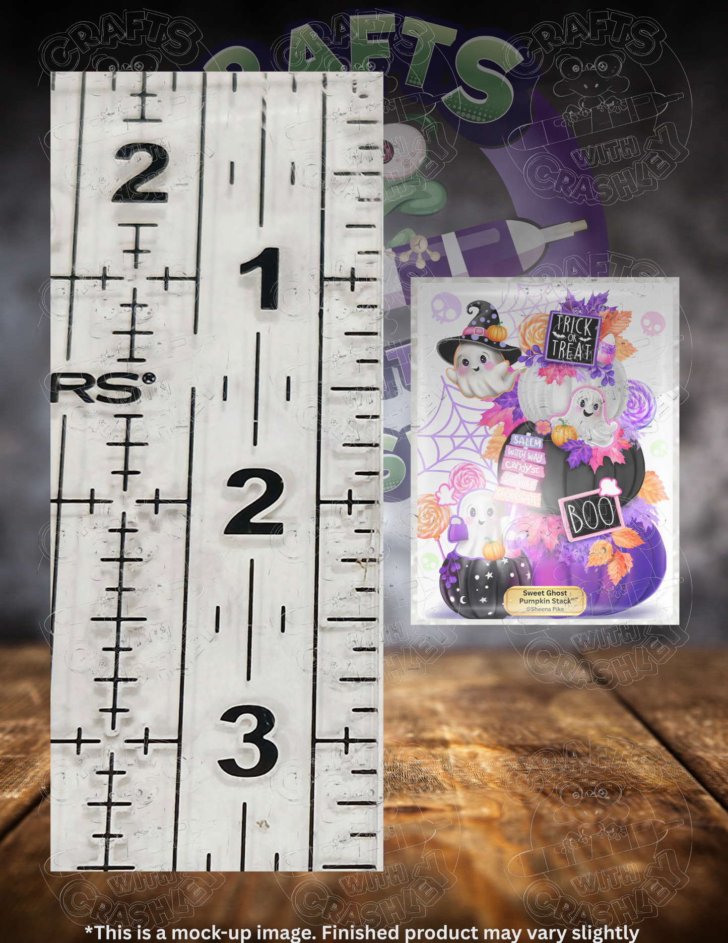 "Sweet Ghosts Pumpkin Stack" by ©Sheena Pike Premium Accessories for Diamond Painting