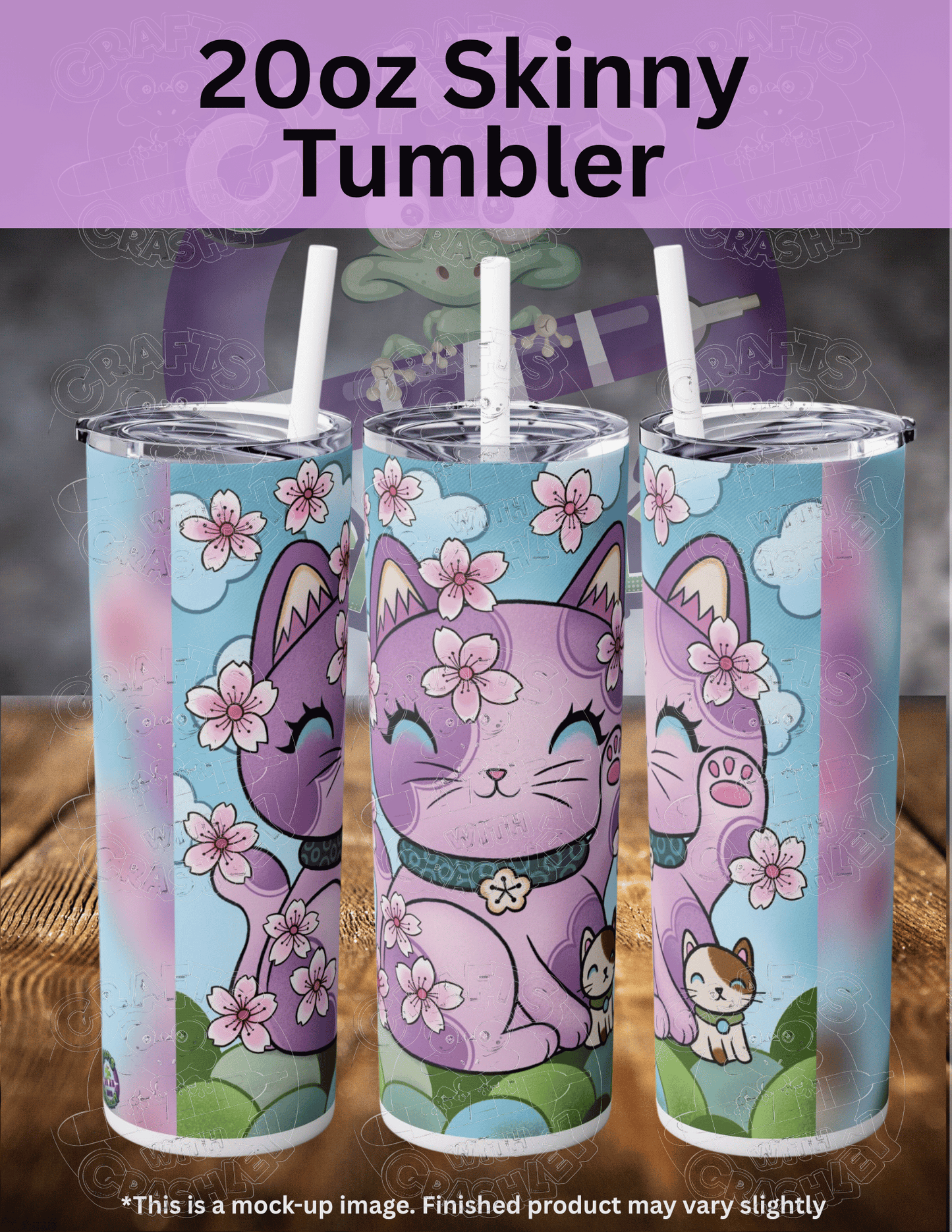 "Lucky Cat Sakura" by ©Jeremiah Ketner Premium Accessories for Diamond Painting
