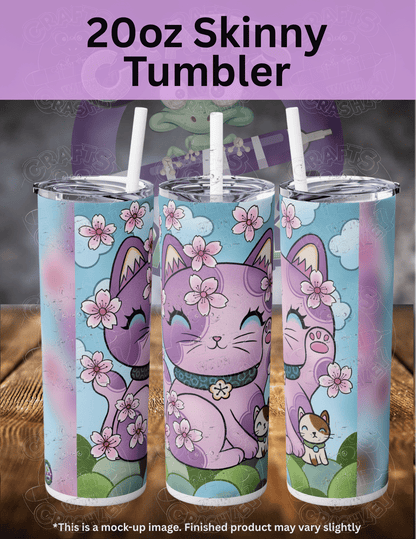 "Lucky Cat Sakura" by ©Jeremiah Ketner Premium Accessories for Diamond Painting
