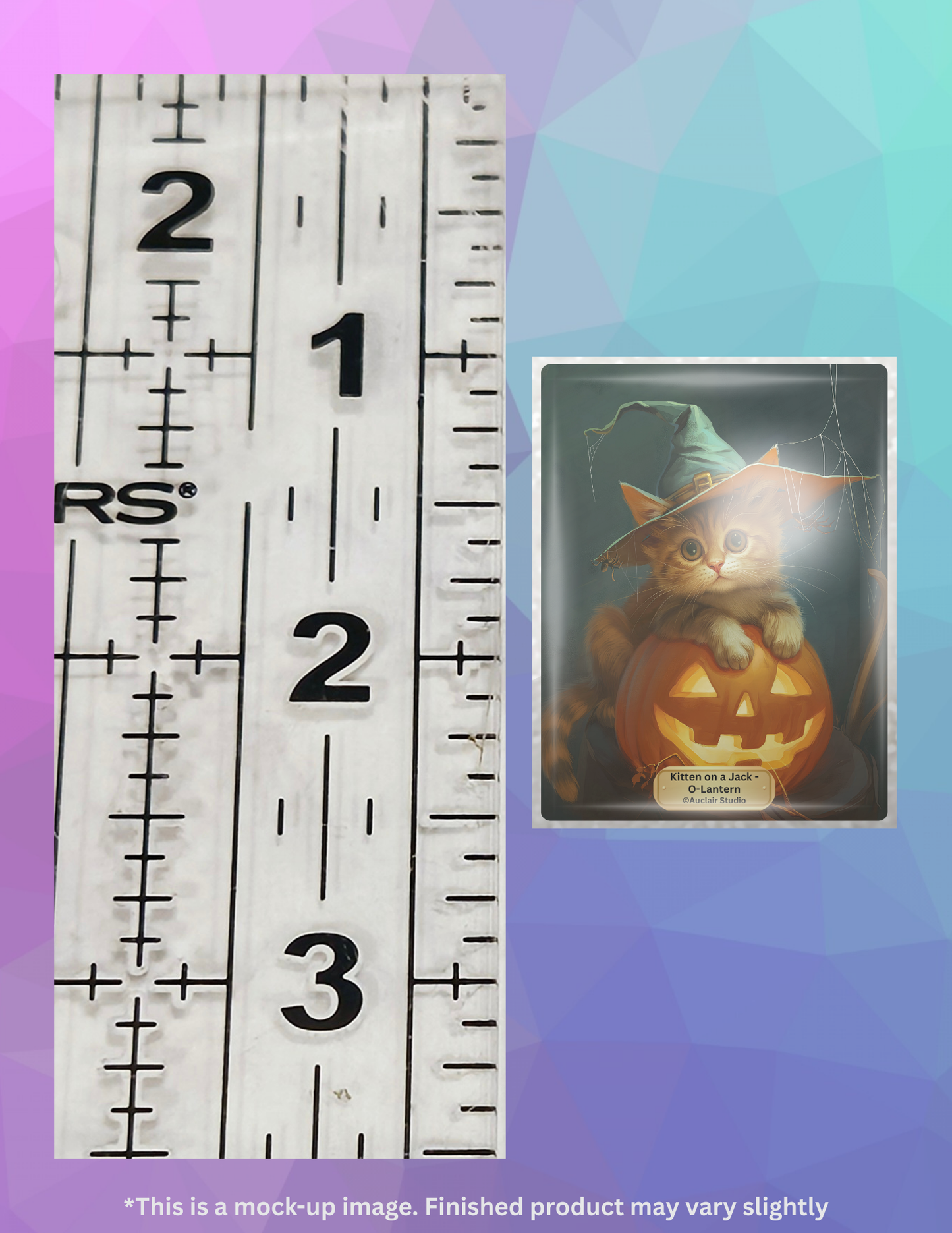 Kitten on a Jack-O-Lantern by ©Auclair Studio Limited Edition Coverminder