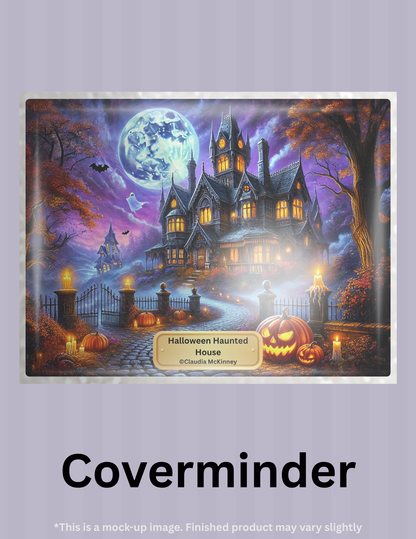 Halloween Haunted House by ©Claudia McKinney Limited Edition Coverminder