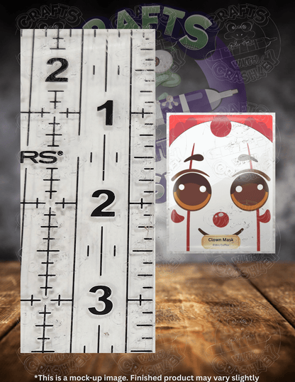 "Clown Mask" by ©Mrs Coffee Premium Accessories for Diamond Painting