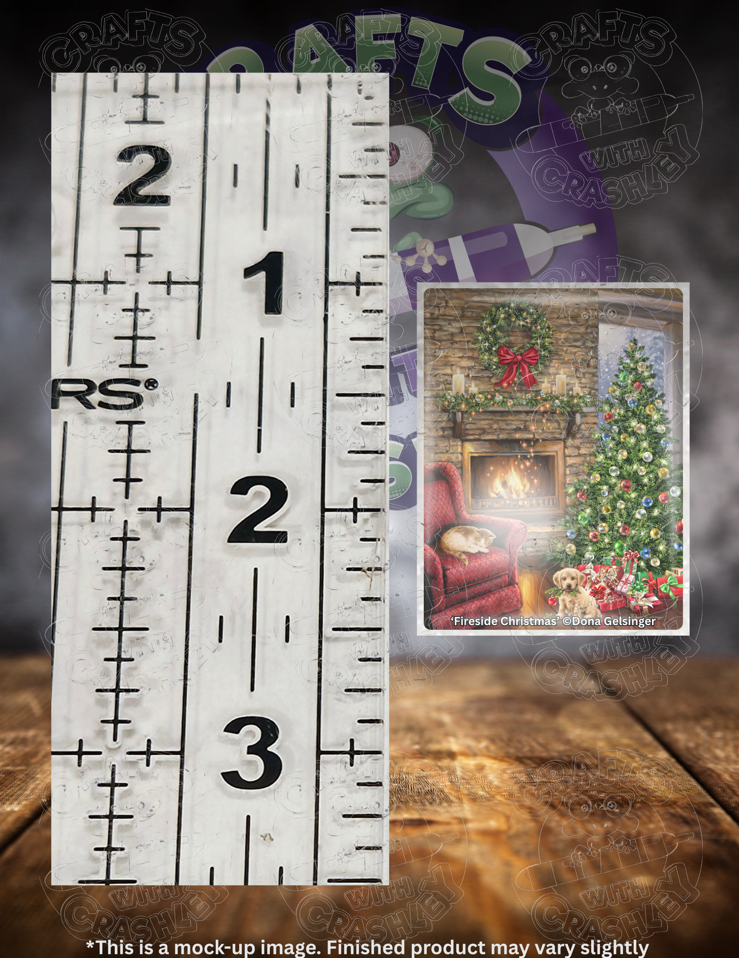 "Fireside Christmas" by ©Dona Gelsinger Premium Accessories for Diamond Painting