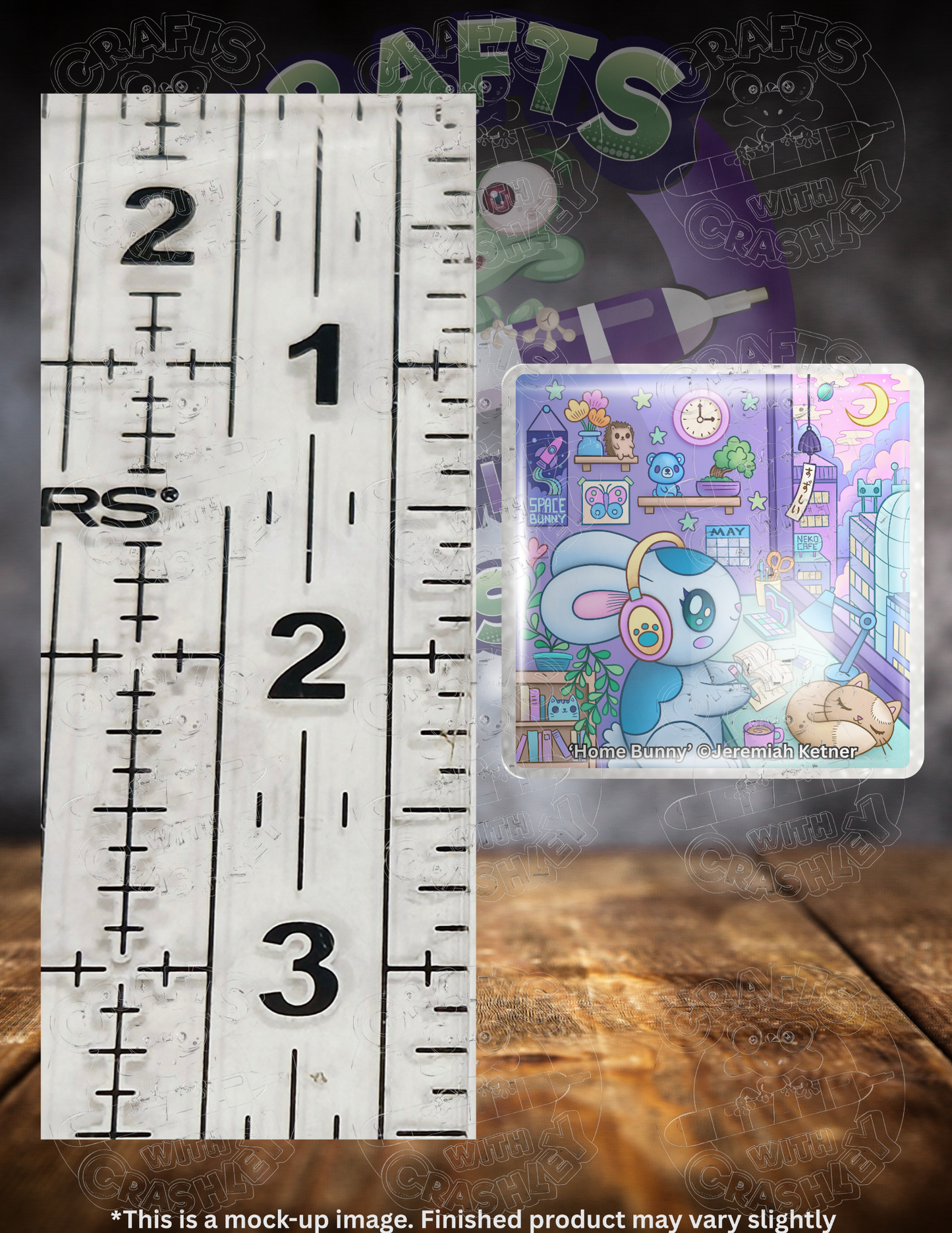 "Home Bunny" by ©Jeremiah Ketner Premium Accessories for Diamond Painting