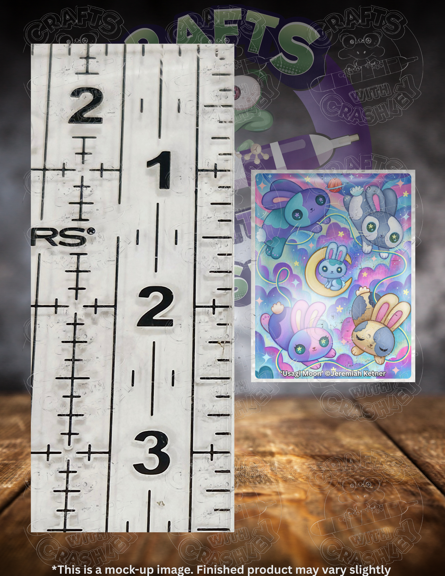 "Usagi Moon" by ©Jeremiah Ketner Premium Accessories for Diamond Painting