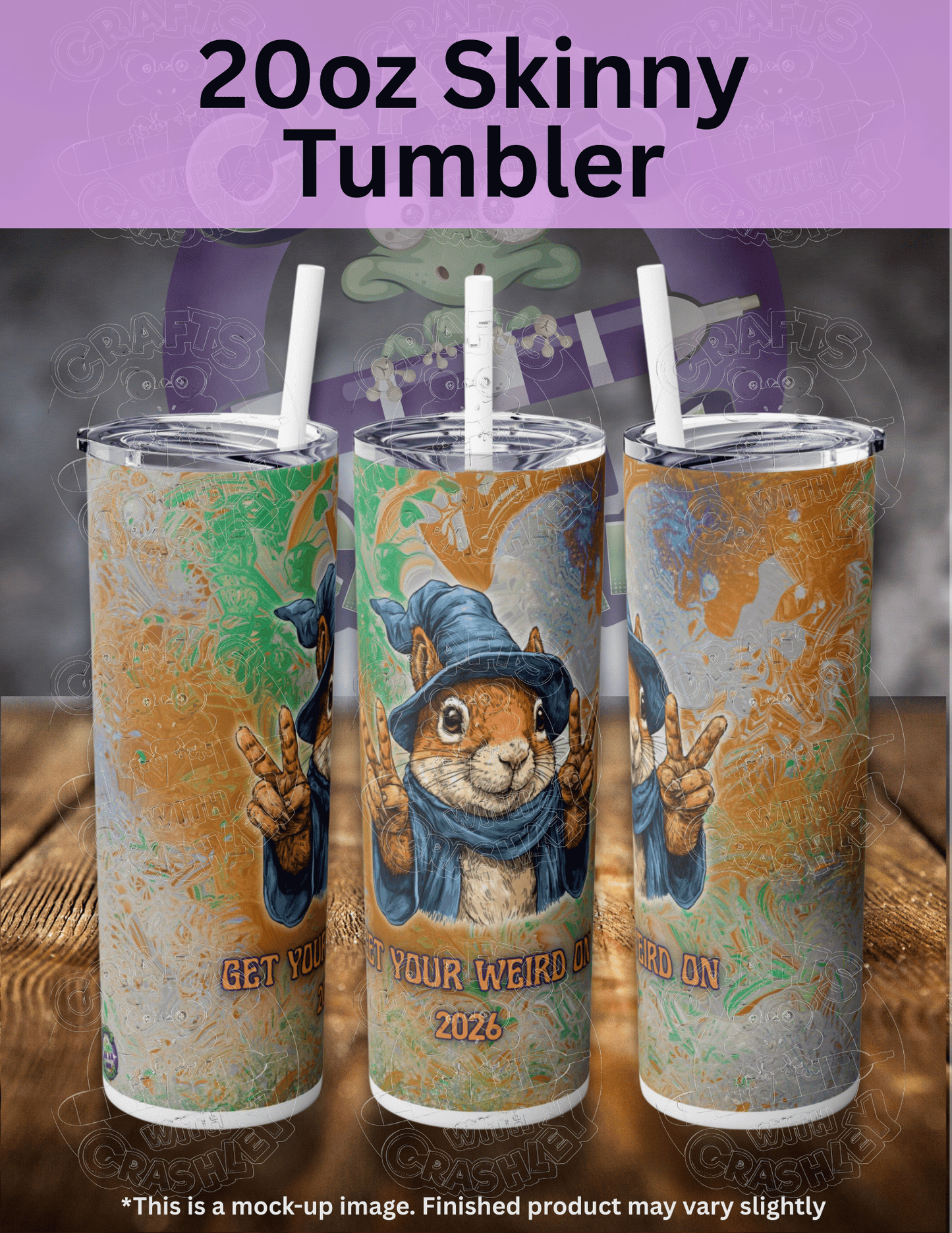 "Get Your Weird On 2026 Squirrel" Premium Accessories for Diamond Painting