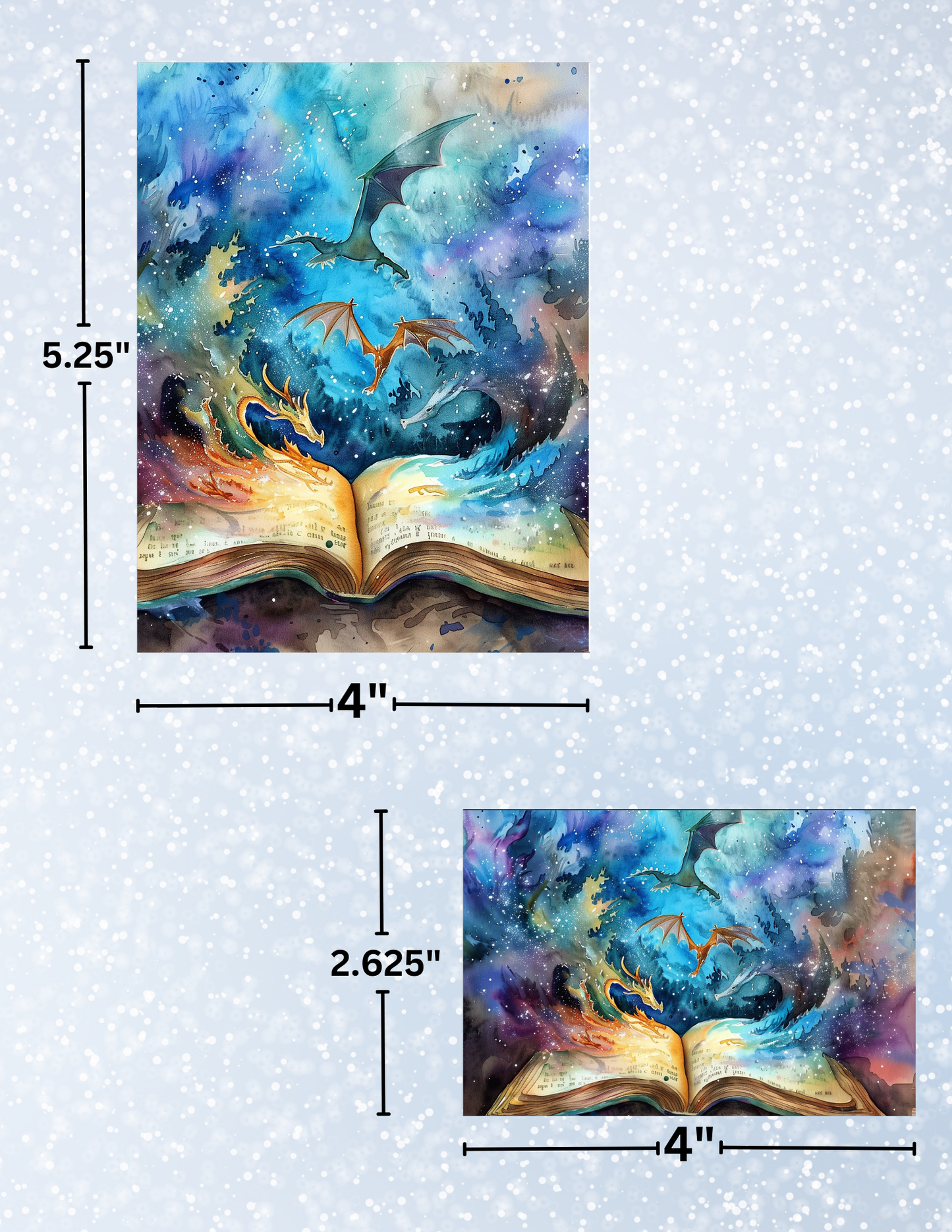 "Dragon Fantasy" Decorative Diamond Painting Release Papers