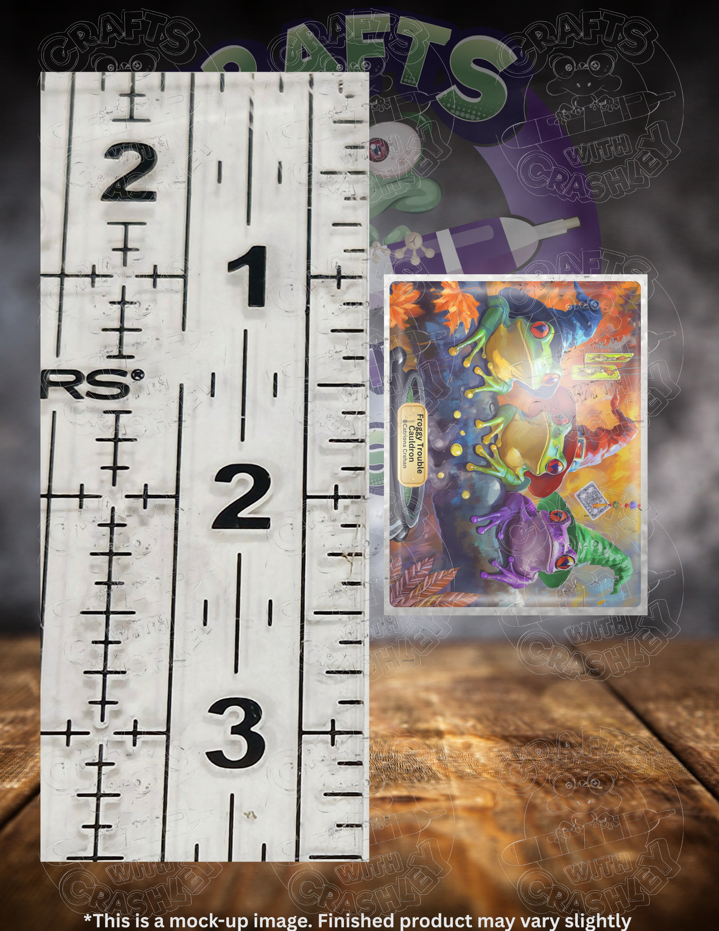 "Froggy Trouble Cauldron" by ©Catriona Crehan Premium Accessories for Diamond Painting