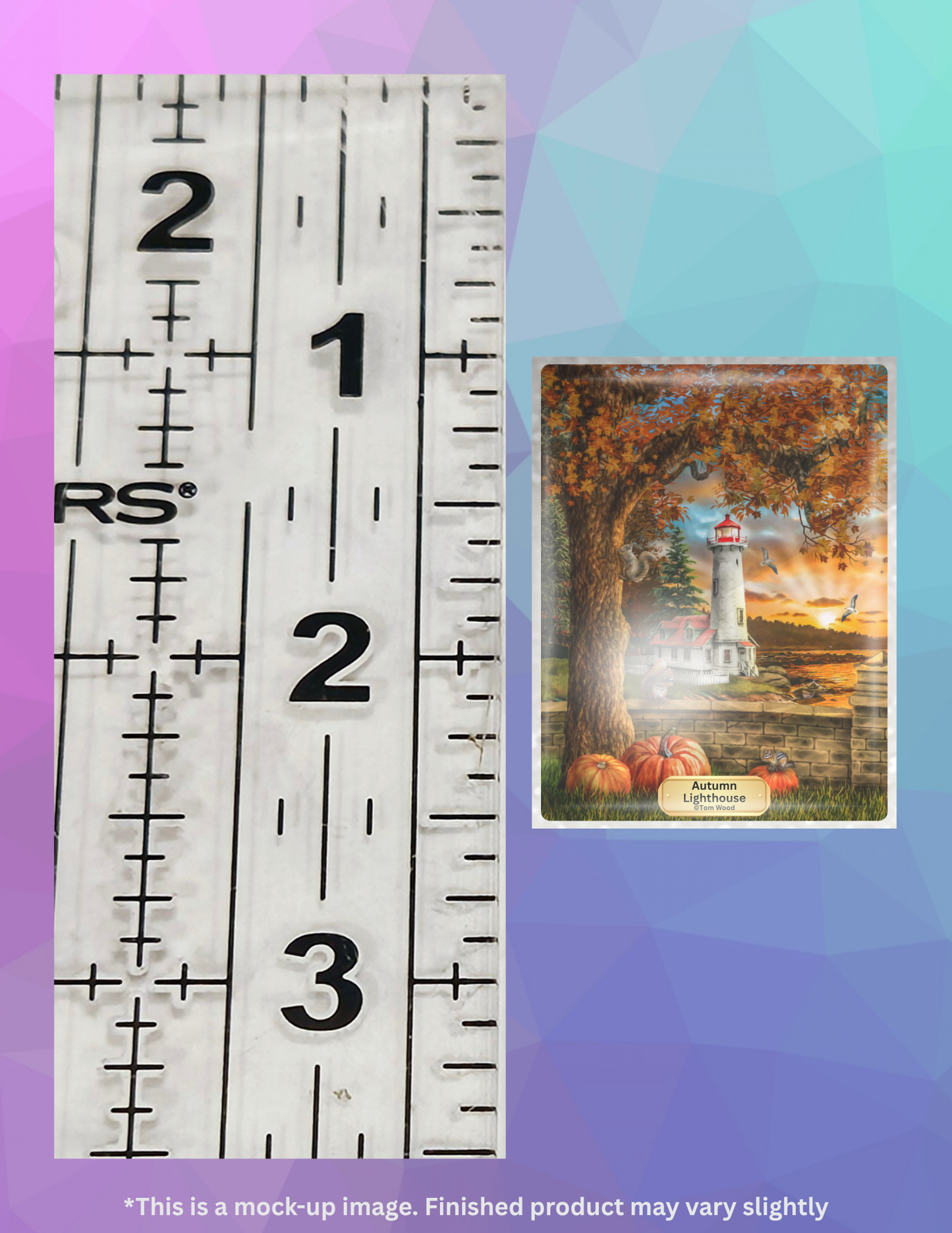 Autumn Lighthouse by ©Tom Wood Limited Edition Coverminder