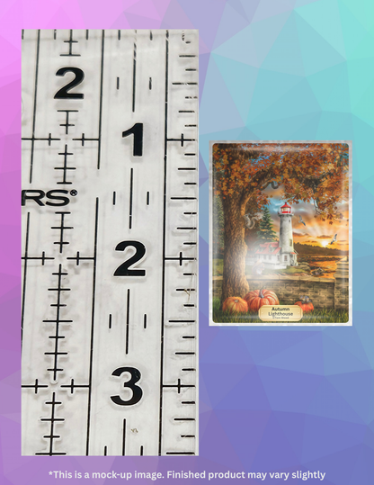 Autumn Lighthouse by ©Tom Wood Limited Edition Coverminder